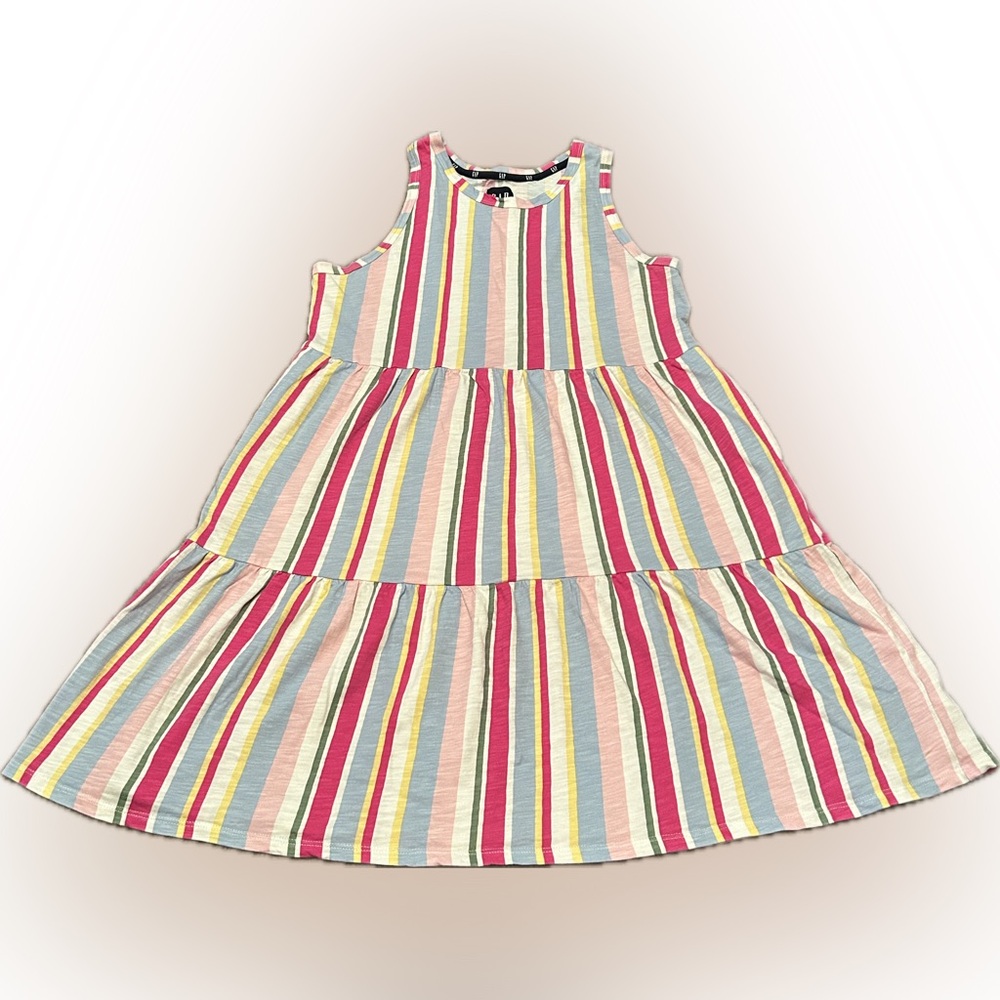 GAP Tiered Women’s Dress with Stripes